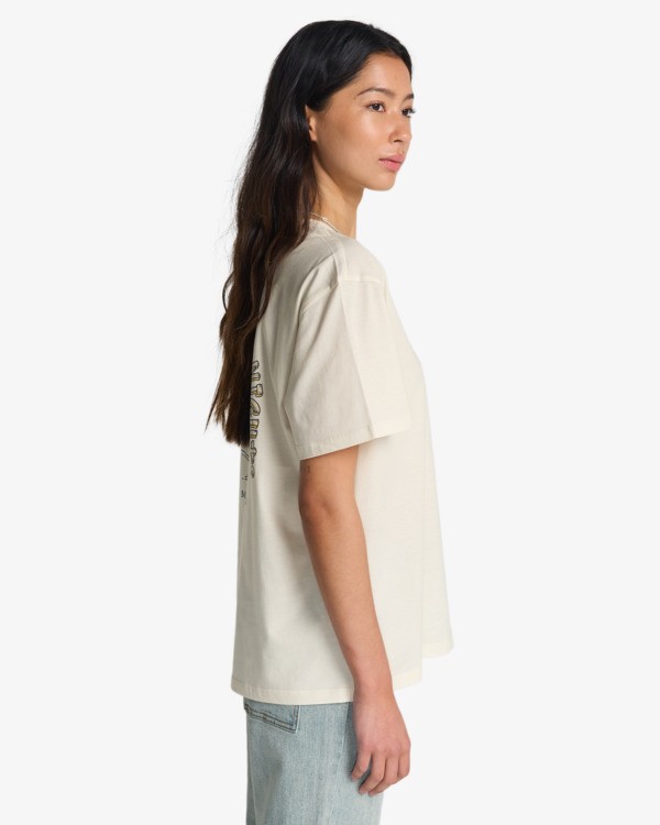 3 Welcome To Hawaii - Short Sleeve T-Shirt for Women White EBJZT00575 Billabong