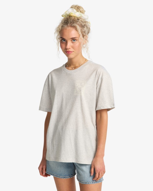 0 Always Looking - T-Shirt für Frauen Grau EBJZT00589 Billabong
