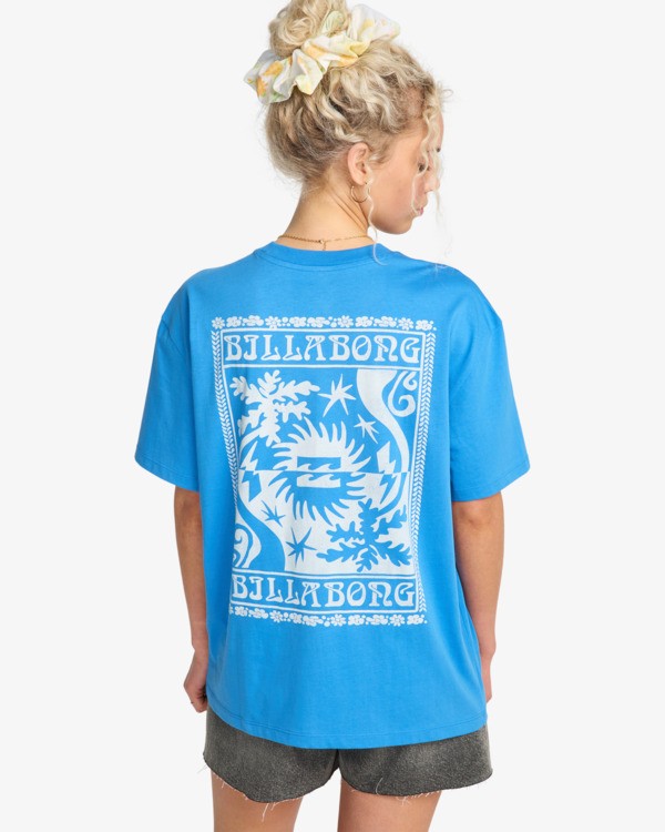 1 Always Looking - T-Shirt für Frauen Blau EBJZT00589 Billabong