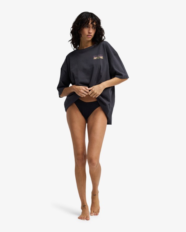 2 Floral Rocker - T-Shirt &agrave; manches courtes pour Femme Noir EBJZT00590 Billabong