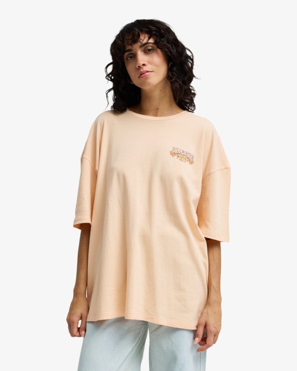 0 Waterfall - T-Shirt f&uuml;r Frauen Rosa EBJZT00591 Billabong