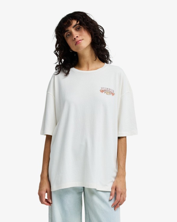 0 Waterfall - T-Shirt f&uuml;r Frauen Weiss EBJZT00591 Billabong