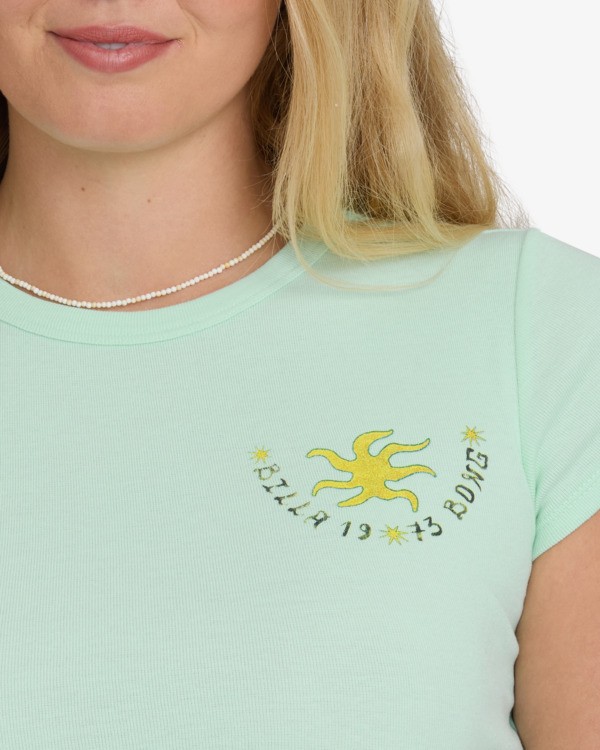 4 World Wanderer - Cropped T-Shirt for Women Green EBJZT00616 Billabong