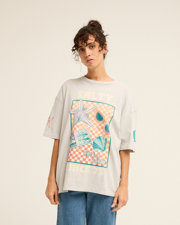 0 Salty Since Cinza EBJZT00639 Billabong