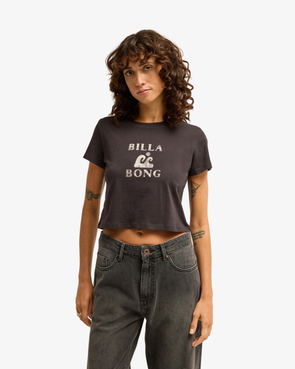 0 Surfing In Town Crop Noir EBJZT00655 Billabong