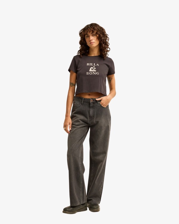 1 Surfing In Town Crop Noir EBJZT00655 Billabong