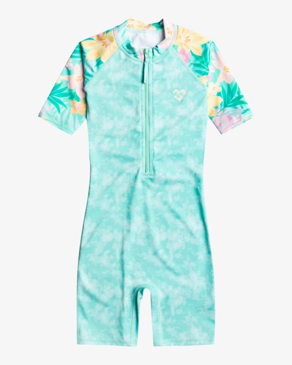 0 Billie Logo - Lycra entera de manga corta para Chicas 2-7  EBOX100100 Billabong