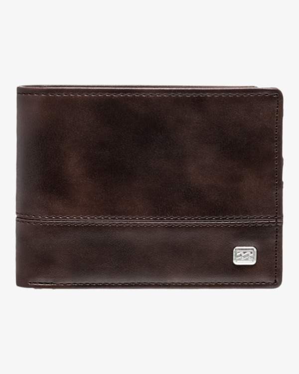 0 Dimension - Bi-Fold Wallet for Men Brown EBYAA00121 Billabong