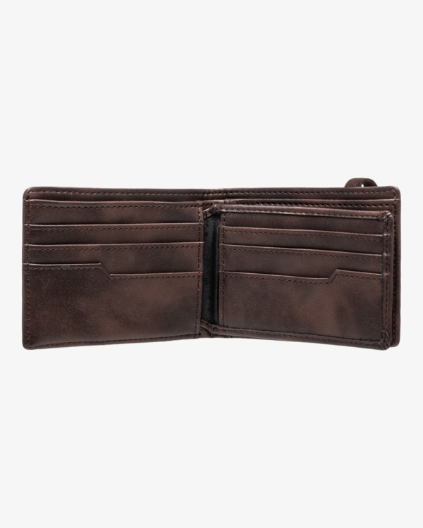 2 Locked - Tri-Fold Wallet for Men Brown EBYAA00123 Billabong