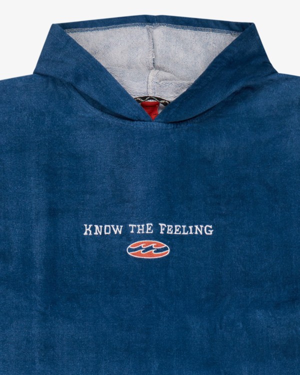 2 Mensed - Poncho Changing Towel Blue EBYAA00138 Billabong