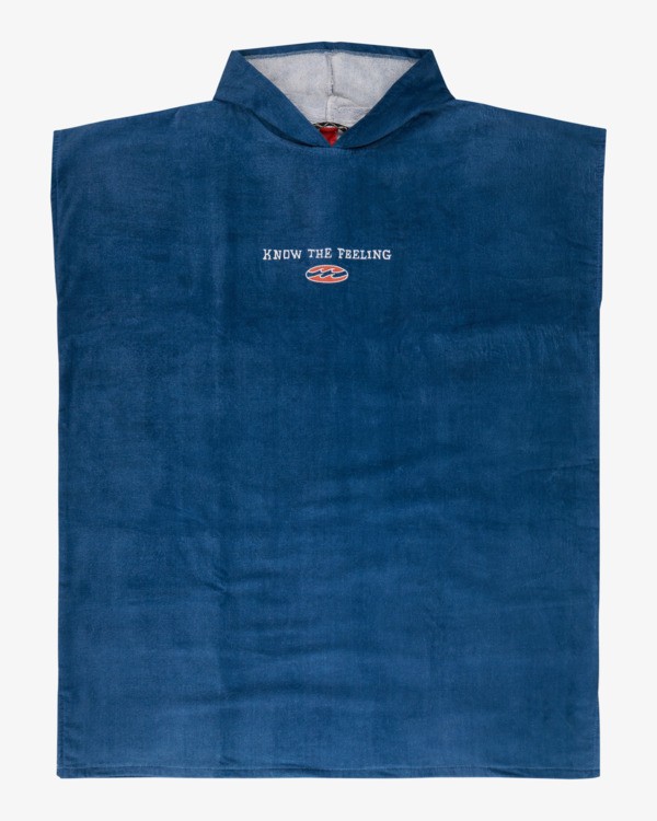 0 Mensed - Poncho Changing Towel Blue EBYAA00138 Billabong