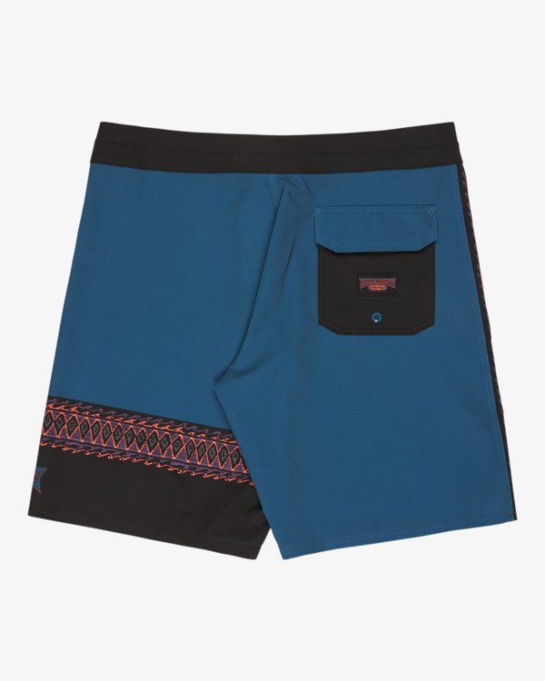 1 Burleigh Pro 18" - Boardshorts Performance para Homem Azul EBYBS00116 Billabong