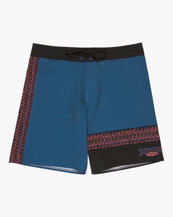 0 Burleigh Pro 18" - Boardshorts Performance para Homem Azul EBYBS00116 Billabong