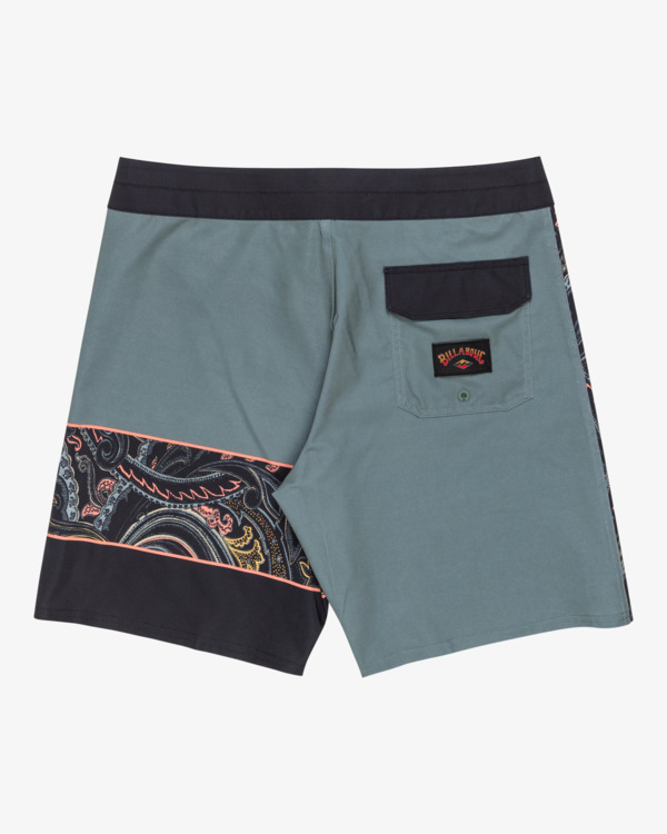 1 Burleigh Pro 18" - Performance-Boardshorts für Männer Grün EBYBS00116 Billabong