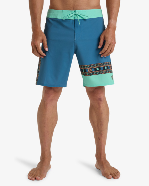 3 Burleigh Pro 18" - Boardshort Performance pour Homme Bleu EBYBS00116 Billabong