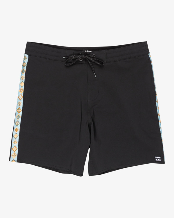 0 Wategos 17.5" - Boardshort Lo Tides pour Homme Noir EBYBS00120 Billabong