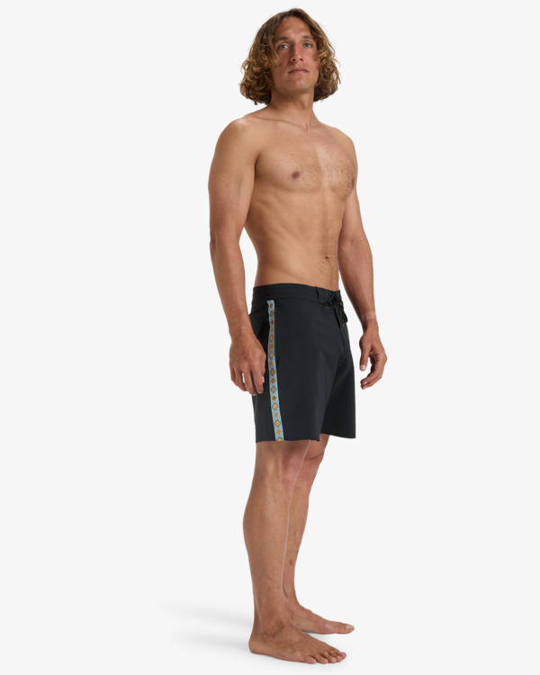 3 Wategos 17.5" - Lo Tides Boardshorts für Männer Schwarz EBYBS00120 Billabong