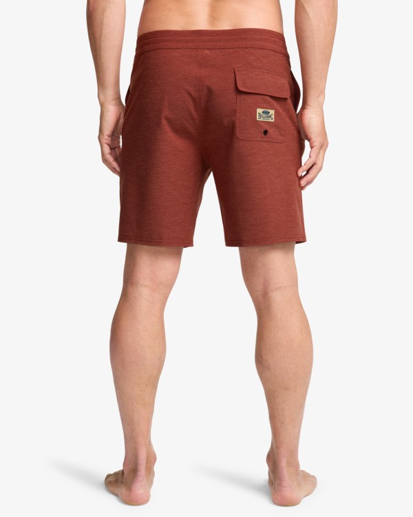 4 Every Other Day Low Tide - Boardshort pour Homme Rouge EBYBS00123 Billabong