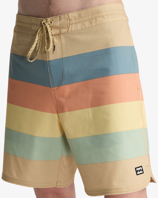 6 73 Low Tide - Boardshort pour Homme Beige EBYBS00124 Billabong