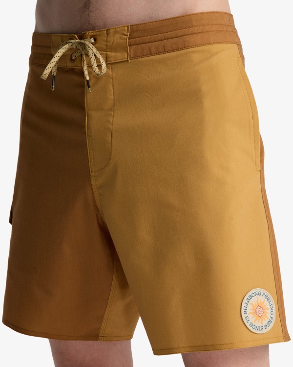 6 Ventura Low Tide - Boardshorts for Men Brown EBYBS00130 Billabong