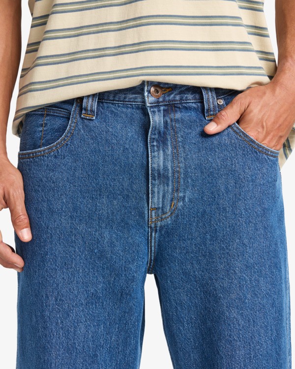 4 Gold Coast Denim - Jeans workwear pour Homme Bleu EBYDP03005 Billabong