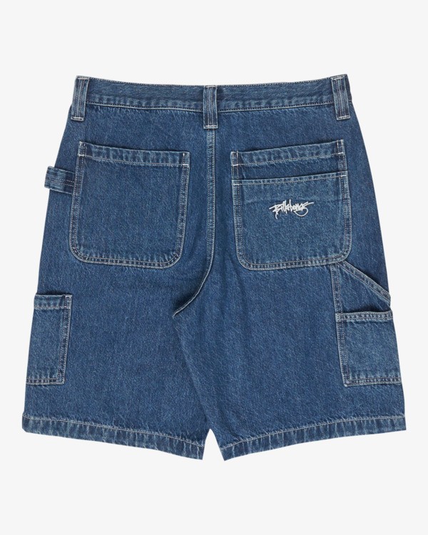 4 Bad Dog Workwear - Short en denim pour Homme Bleu EBYDS03002 Billabong