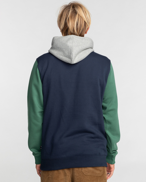 2 Arch Block - Felpa con cappuccio da Uomo Blue EBYFT00115 Billabong
