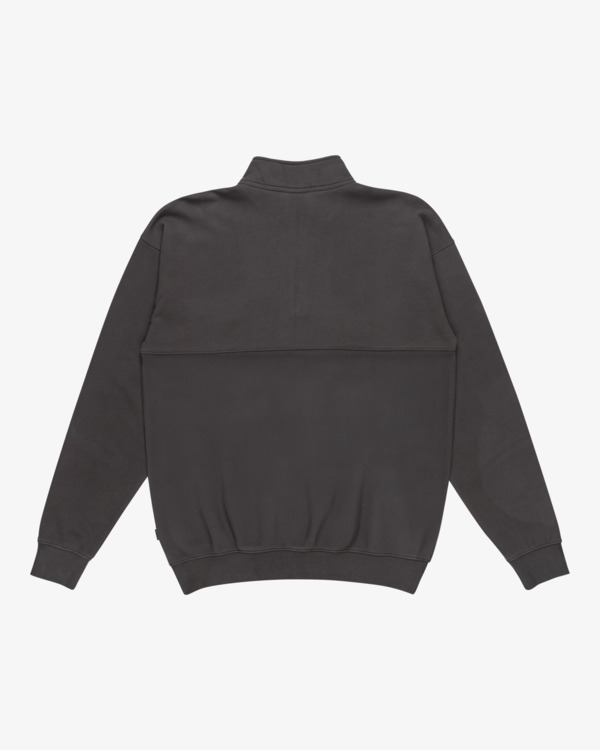 8 Burleigh - Sweatshirt Pulôver com meio fecho para homem Preto EBYFT00130 Billabong