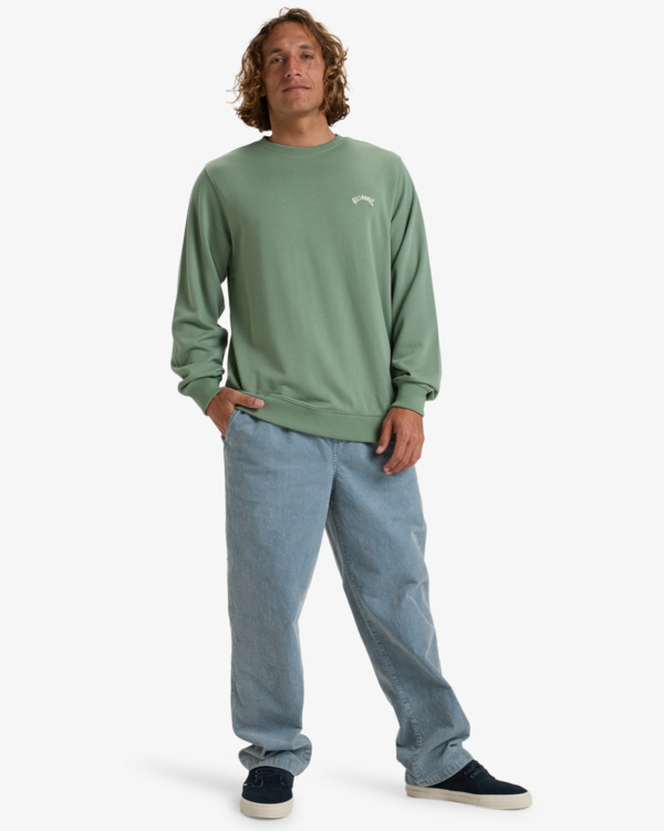 2 Arch - Pullover Sweatshirt for Men Green EBYFT00131 Billabong