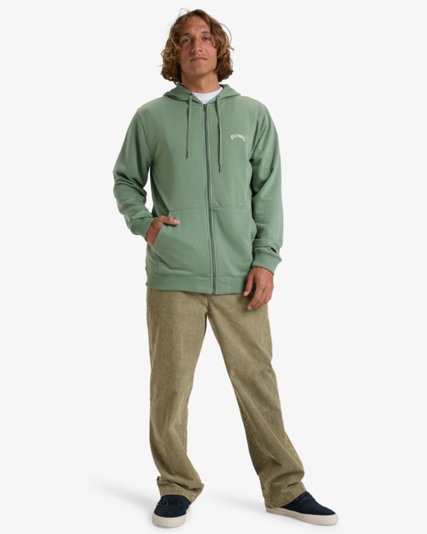 2 Arch - Pullover con cappuccio da Uomo Green EBYFT00133 Billabong