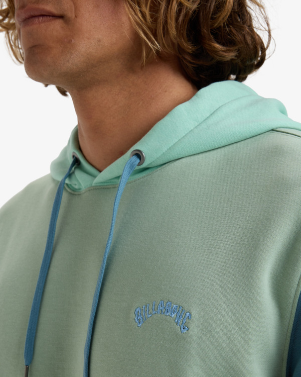 4 Arch Block - Pullover Hoodie for Men Blue EBYFT00135 Billabong