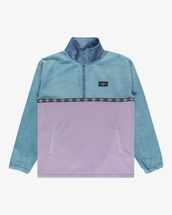 7 Space Lobster - Pull à col zippé pour Homme Bleu EBYFT00143 Billabong