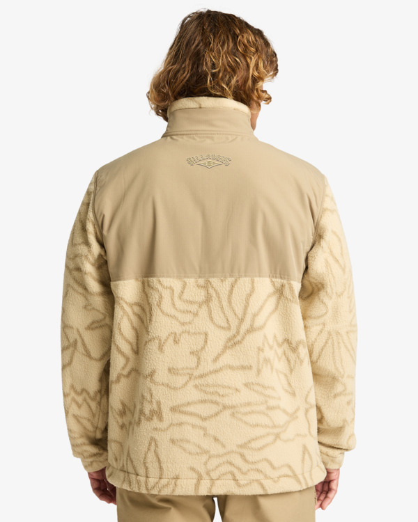 2 Boundary Re-Issue - Pulôver com meia gola e meio fecho de correr para homem Branco EBYFT00144 Billabong