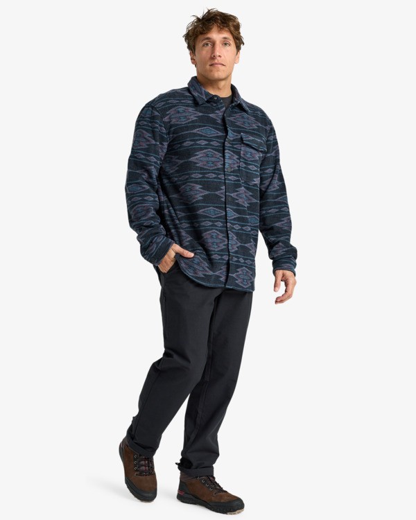 1 Furnace Flannel - Camisa elástica Furnace para hombre Azul EBYFT00145 Billabong
