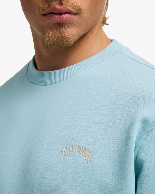 4 Arch Cr - Sweat &agrave; col rond pour Homme Bleu EBYFT00146 Billabong