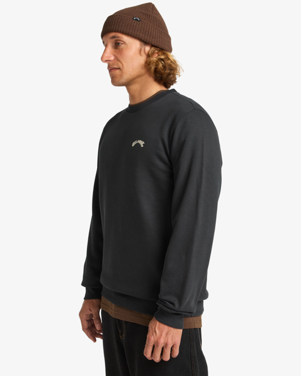 3 Arch Cr - Rundhals-Sweatshirt für Männer Schwarz EBYFT00146 Billabong