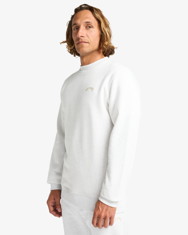 3 Arch Cr - Rundhals-Sweatshirt für Männer Weiss EBYFT00146 Billabong