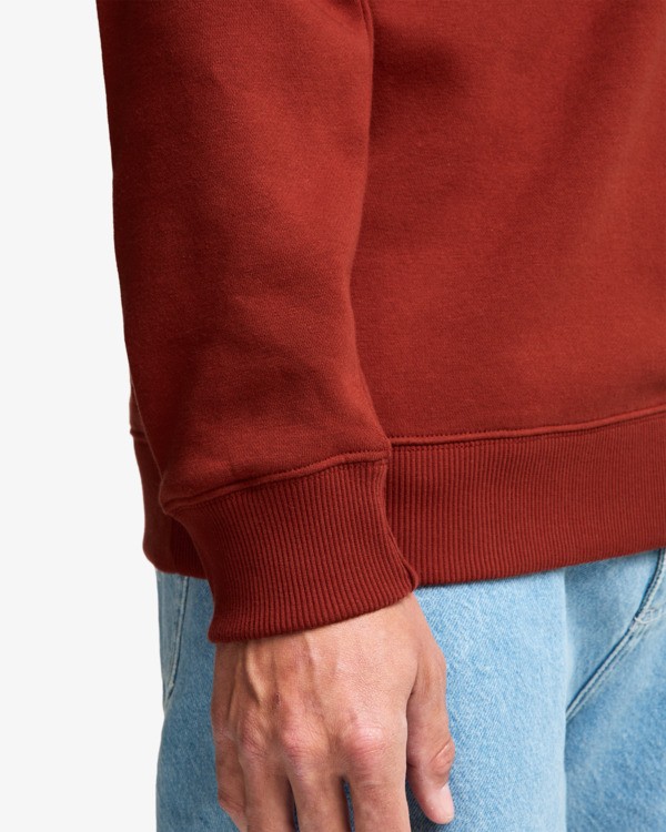 4 Arch Cr - Sudadera de cuello redondo para hombre Rojo EBYFT00146 Billabong