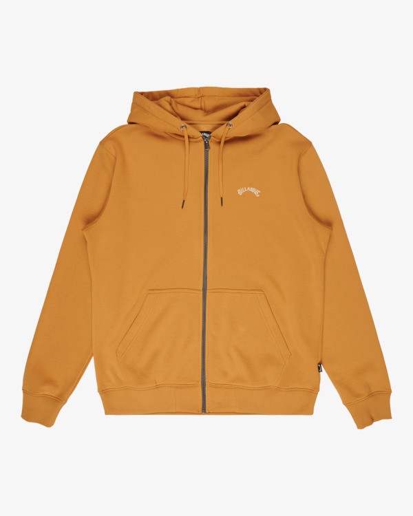 7 Arch - Sudadera con capucha y cremallera para hombre Amarillo EBYFT00148 Billabong