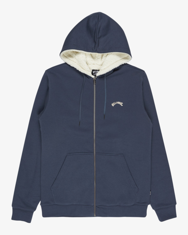 7 Arch Sherpa - Pull zippé à capuche pour Homme Noir EBYFT00149 Billabong