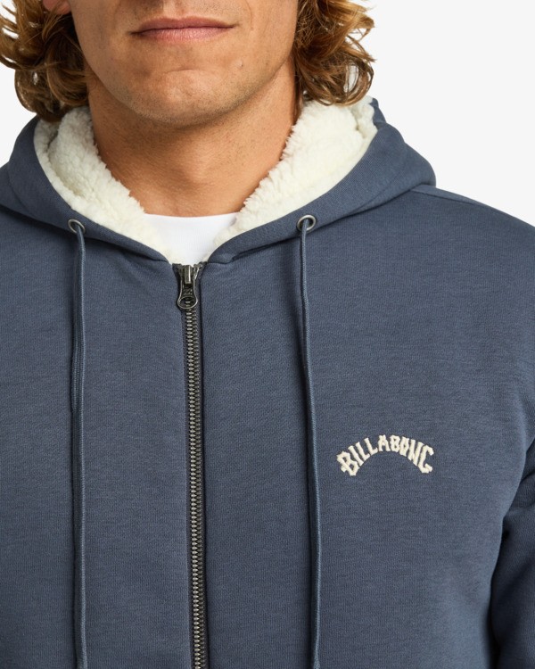 4 Arch Sherpa - Pull zippé à capuche pour Homme Noir EBYFT00149 Billabong