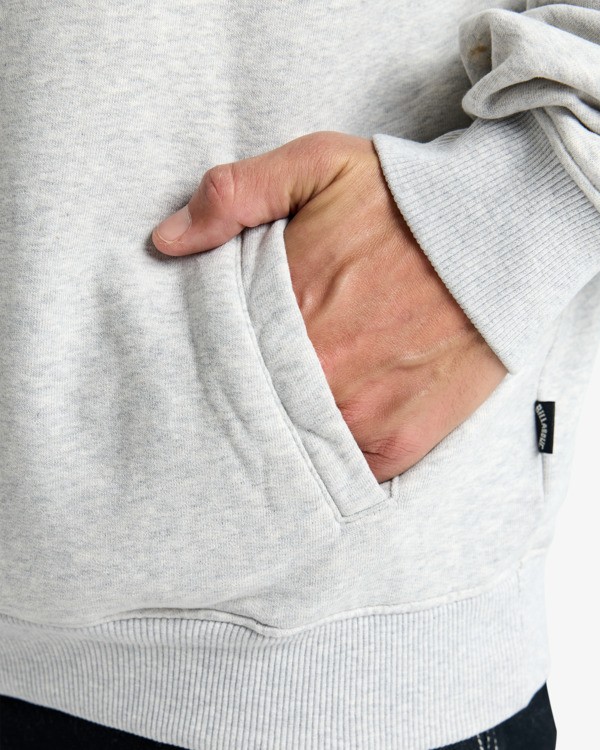 5 Core Lord Half Zip - Sweat à col zippé pour Homme Gris EBYFT00150 Billabong