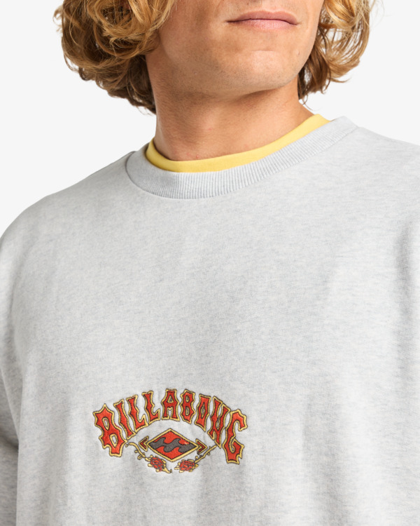 5 Core Lord Cr - Crew Neck Sweatshirt for Men Grey EBYFT00153 Billabong