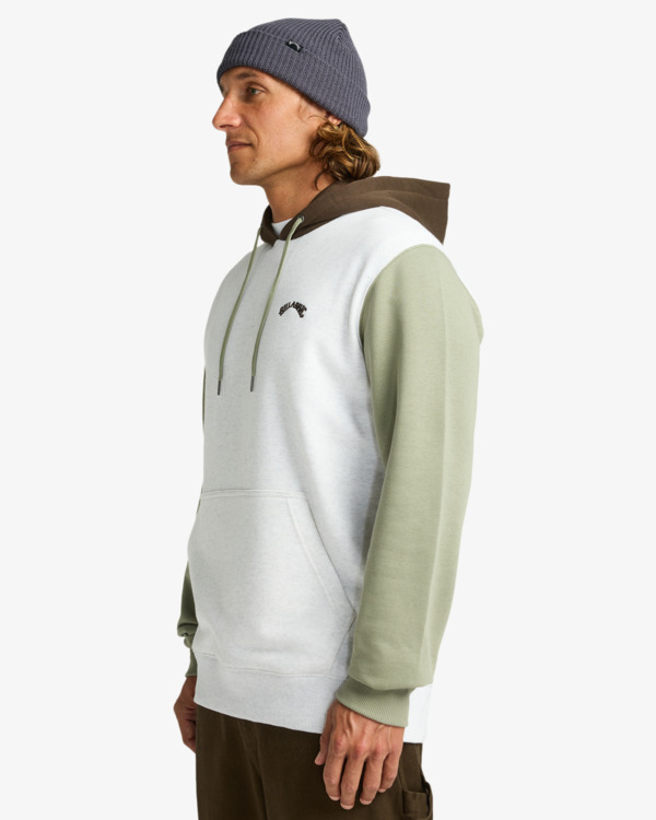 3 Arch Block Po - Kapuzenpulli für Männer Weiss EBYFT00155 Billabong