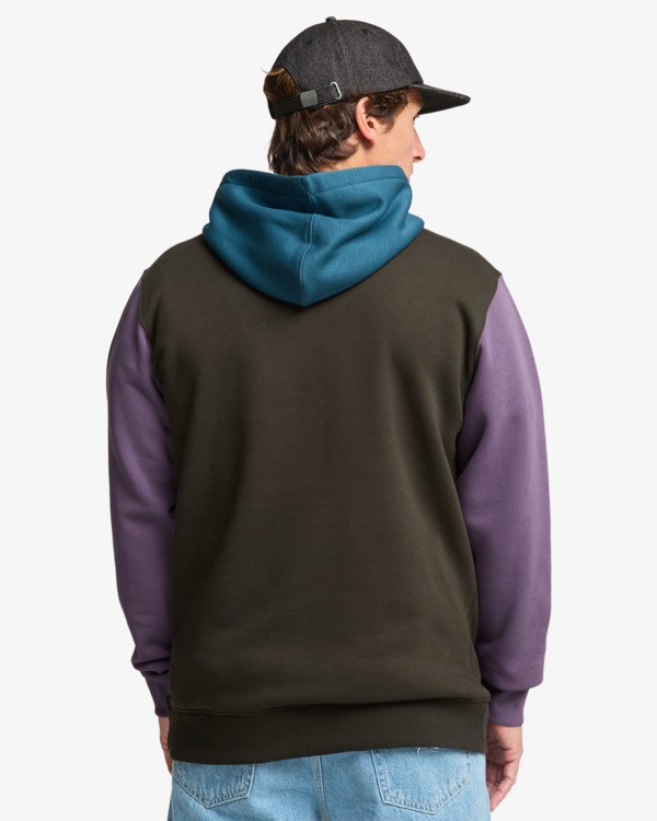 2 Arch Block Po - Kapuzenpulli für Männer Violett EBYFT00155 Billabong