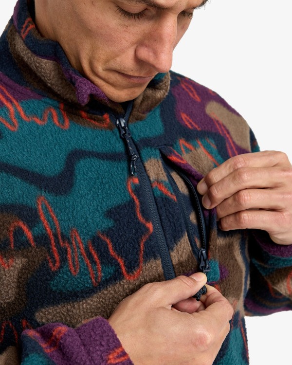 4 Boundary Taaffe - Top in felpa da Uomo Brown EBYFT00157 Billabong