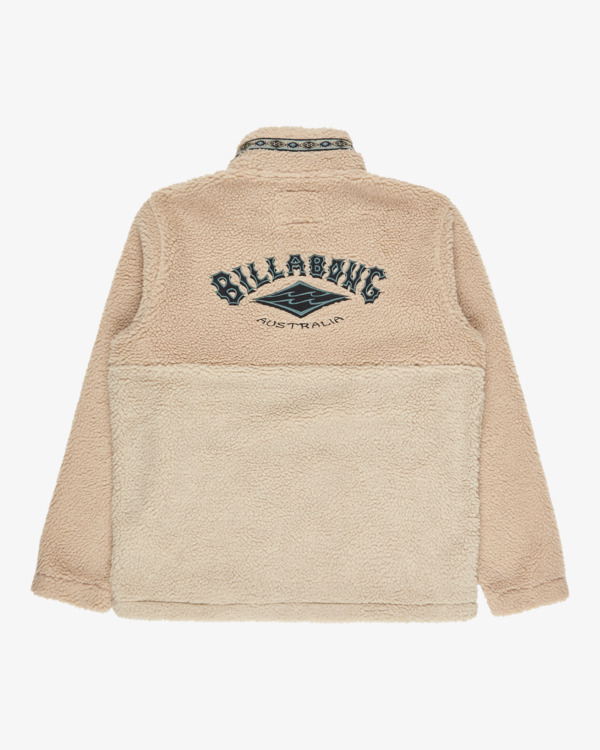 7 Boundary Tombstone - Polaire à col montant zippé pour Homme Blanc EBYFT00158 Billabong