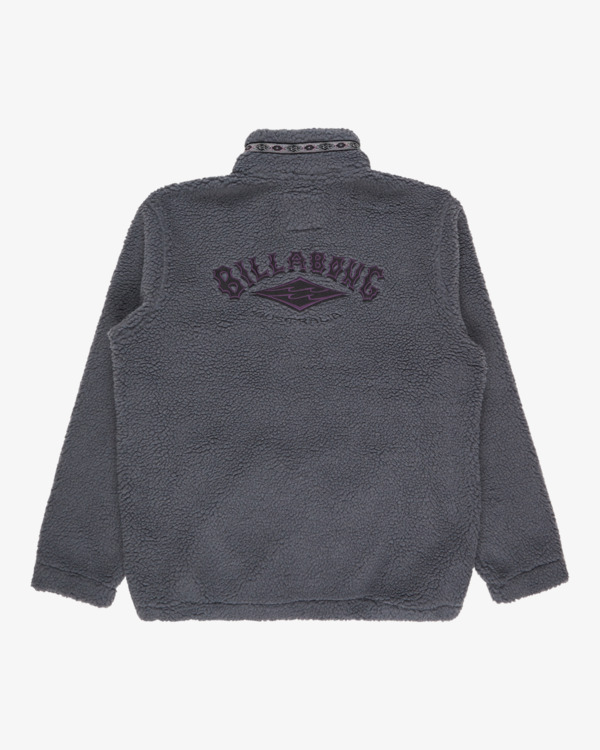 8 Boundary Tombstone - Polaire à col montant zippé pour Homme Gris EBYFT00158 Billabong