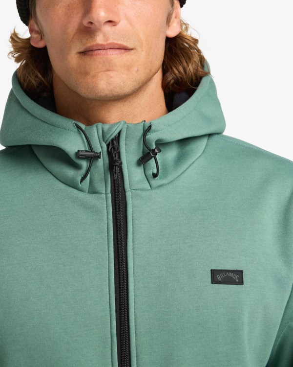 4 Shoreline - Sweat à capuche zippé pour Homme Bleu EBYFT00161 Billabong