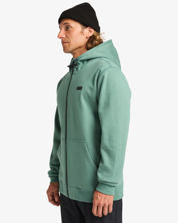 3 Shoreline - Sweat à capuche zippé pour Homme Bleu EBYFT00161 Billabong